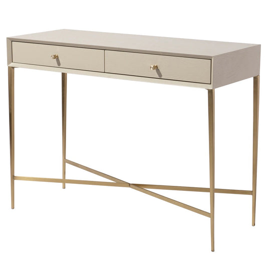 Finley Console Table in Ceramic Grey Finish