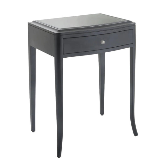 Maxton 1 Drawer Bedside in Black