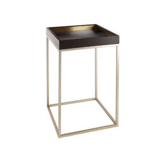 Alyn Side Table in Chocolate Finish